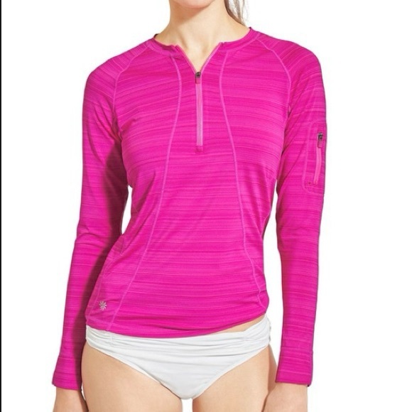 Athleta Other - Athleta 🩷 Pacifica UPF Top, Hot Pink, Size Medium
